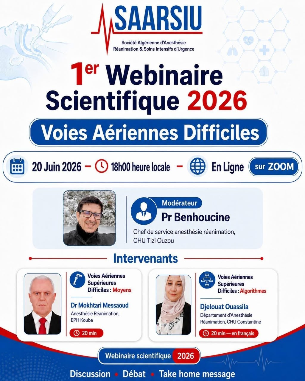 1er Webinaire Scientifique 2026 de la SAARSIU